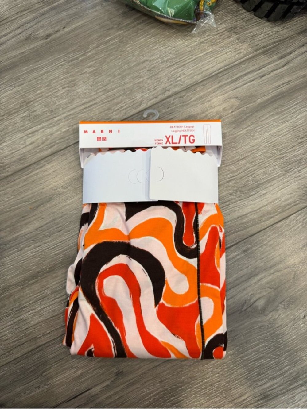 NWT Marni x Uniqlo HEATTECH Abstract Print Leggings XL 0849 - Picture 2 of 4